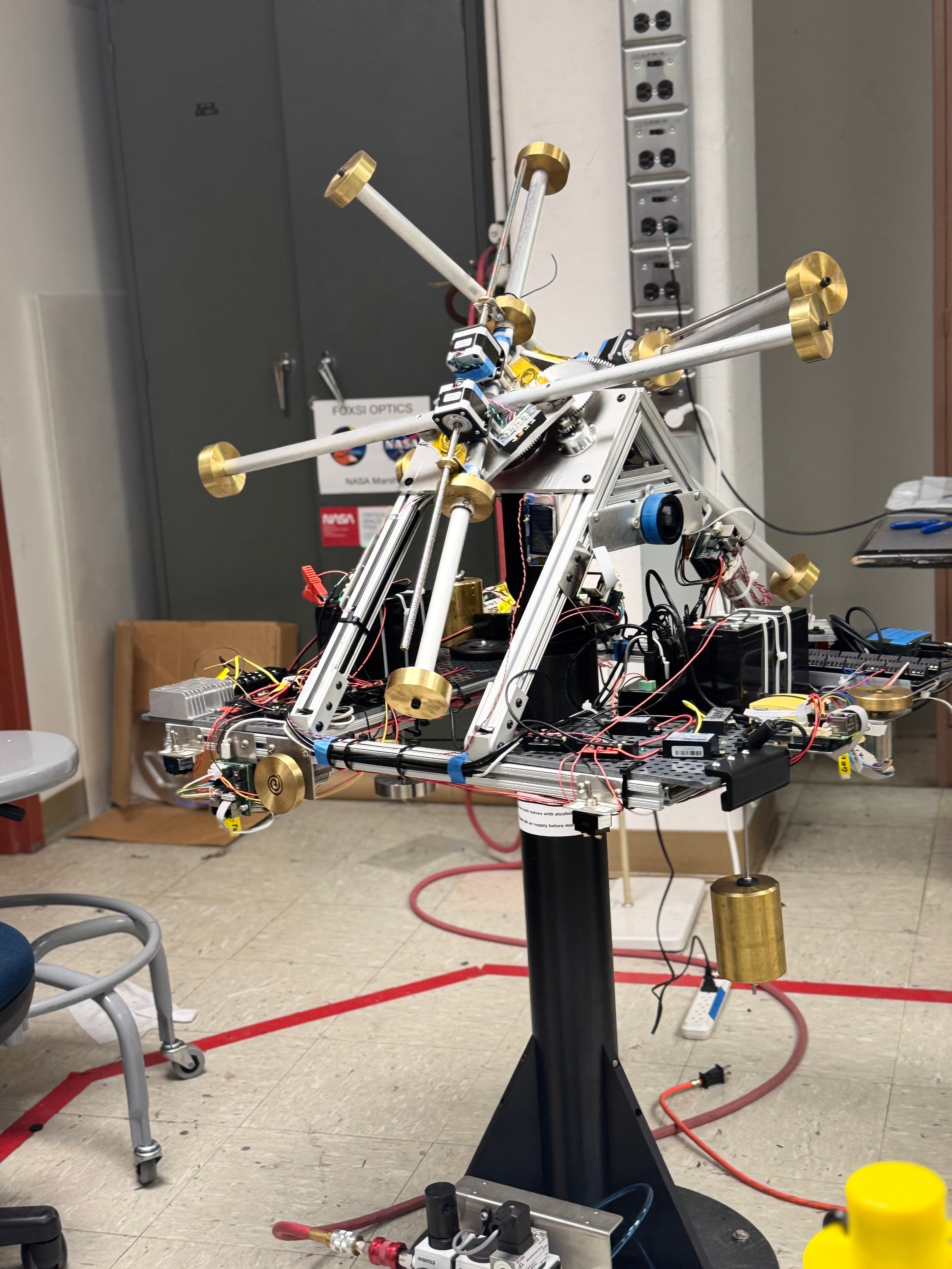 Satellite view representing reaching higher