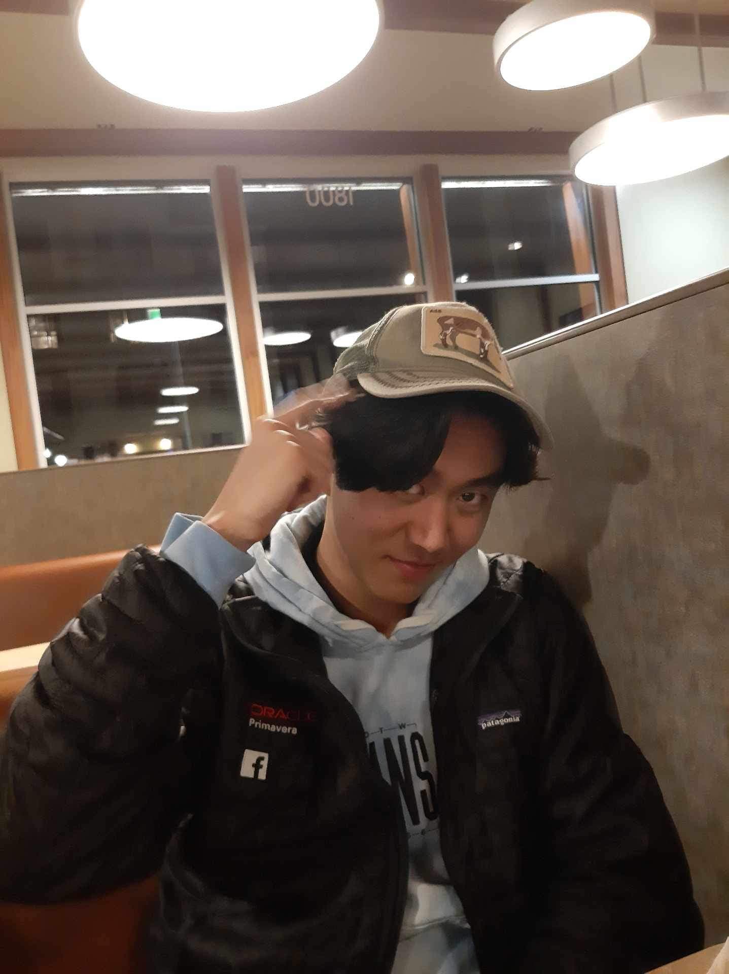 Students collaborating at a table